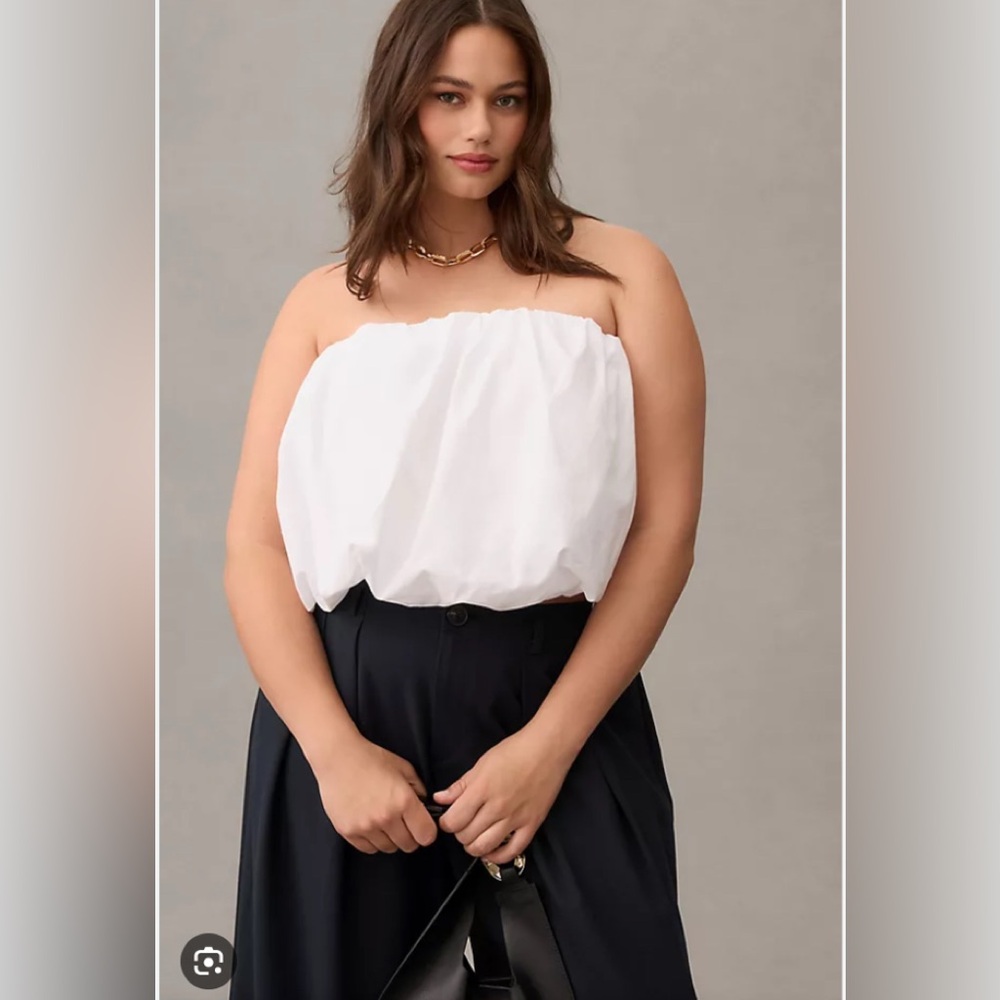 Anthropologie top, White Crop